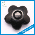 Fashion black flower shape loose stone cz for necklace set